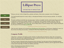 Tablet Screenshot of lilliput.co.uk